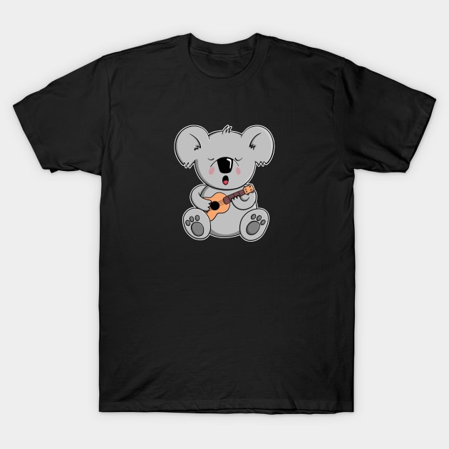 Koala Bear plays Ukulele T-Shirt by schlag.art